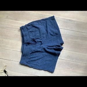 Blue Soft Athletic Shirts With Pockets